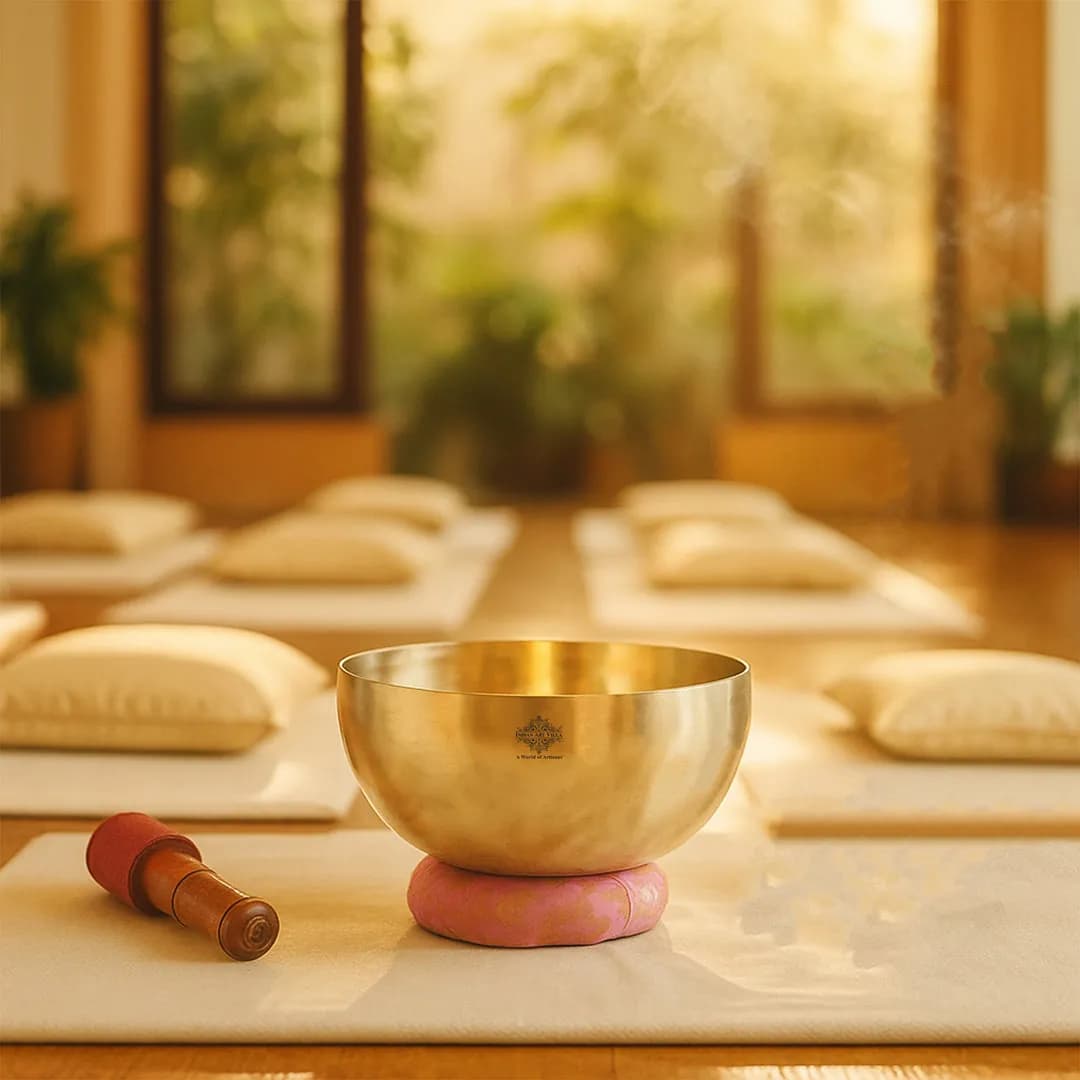 Authentic Handcrafted Tibetan Singing Bowl at Gyanotsava